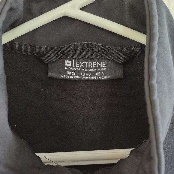 Mountain Warehouse Softshell Jacket Full Zip Fleece Lined Waterproof Women Sz 8 - Picture 6 of 12